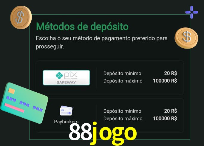 O cassino 88jogo oferece uma grande variedade de métodos de pagamento