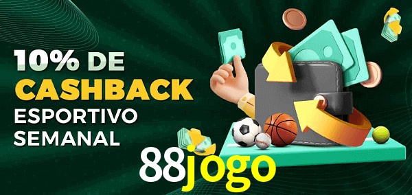 10% de bônus de cashback na 88jogo